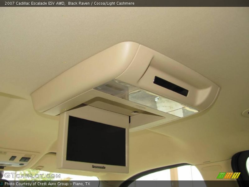 Black Raven / Cocoa/Light Cashmere 2007 Cadillac Escalade ESV AWD
