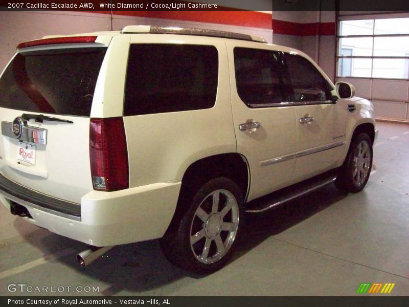 White Diamond / Cocoa/Light Cashmere 2007 Cadillac Escalade AWD