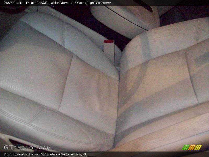 White Diamond / Cocoa/Light Cashmere 2007 Cadillac Escalade AWD