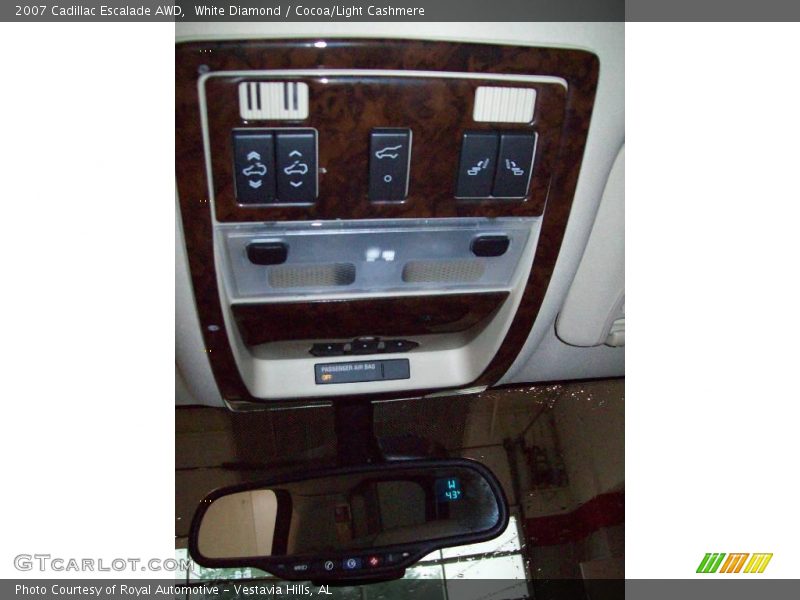 White Diamond / Cocoa/Light Cashmere 2007 Cadillac Escalade AWD