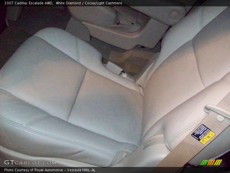 White Diamond / Cocoa/Light Cashmere 2007 Cadillac Escalade AWD