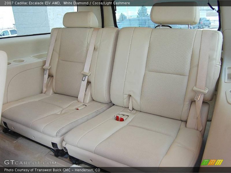 White Diamond / Cocoa/Light Cashmere 2007 Cadillac Escalade ESV AWD