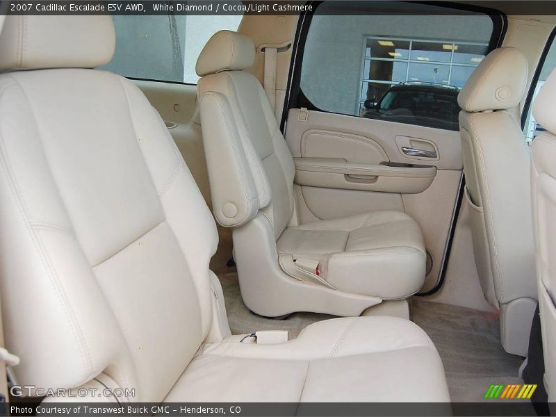 White Diamond / Cocoa/Light Cashmere 2007 Cadillac Escalade ESV AWD