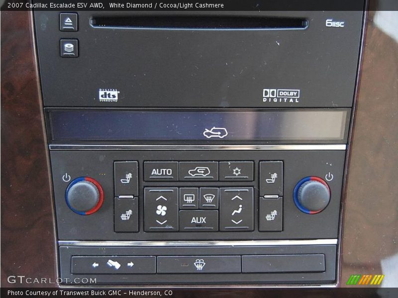 White Diamond / Cocoa/Light Cashmere 2007 Cadillac Escalade ESV AWD