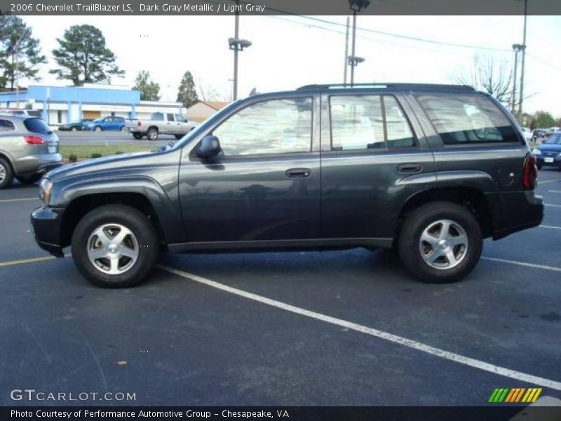 Dark Gray Metallic / Light Gray 2006 Chevrolet TrailBlazer LS
