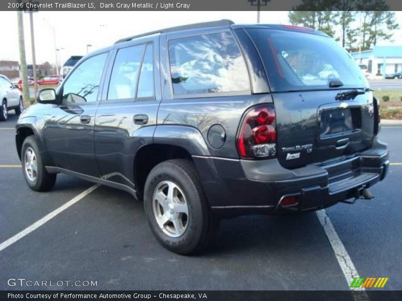 Dark Gray Metallic / Light Gray 2006 Chevrolet TrailBlazer LS