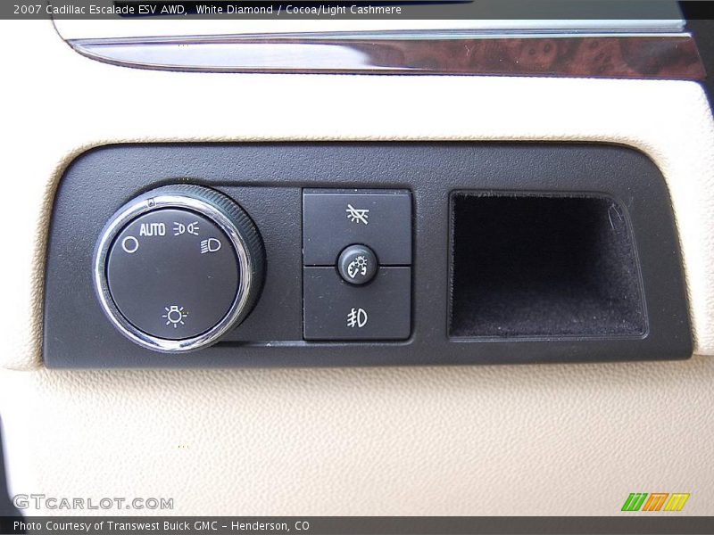White Diamond / Cocoa/Light Cashmere 2007 Cadillac Escalade ESV AWD