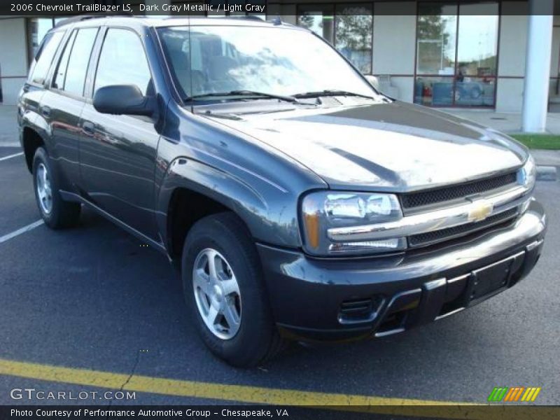 Dark Gray Metallic / Light Gray 2006 Chevrolet TrailBlazer LS