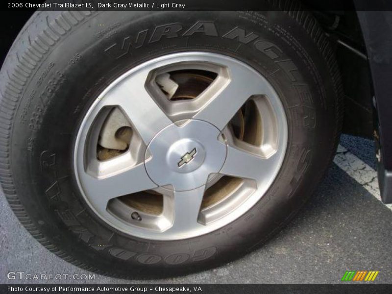 Dark Gray Metallic / Light Gray 2006 Chevrolet TrailBlazer LS