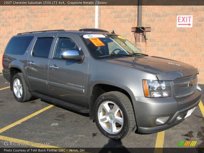 Graystone Metallic / Ebony 2007 Chevrolet Suburban 1500 LTZ 4x4
