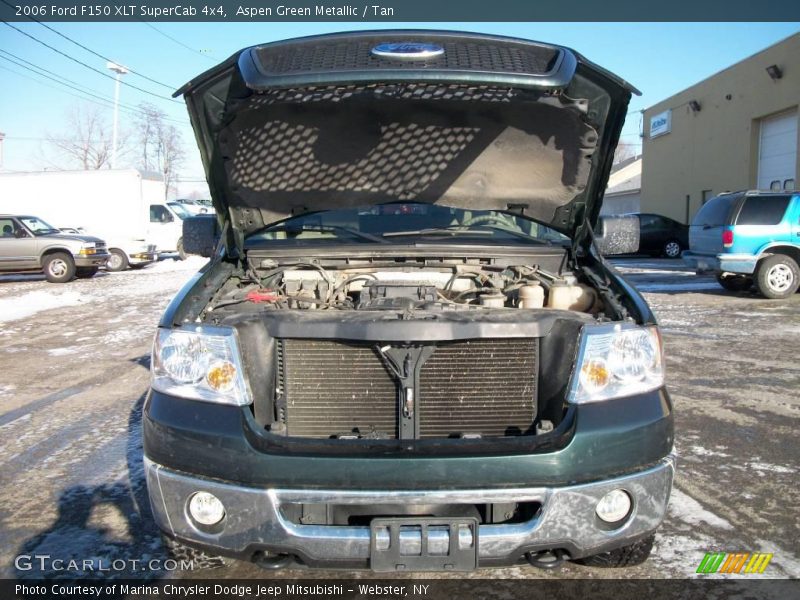 Aspen Green Metallic / Tan 2006 Ford F150 XLT SuperCab 4x4