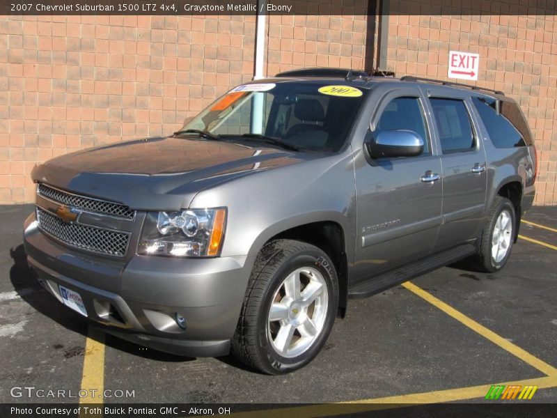 Graystone Metallic / Ebony 2007 Chevrolet Suburban 1500 LTZ 4x4