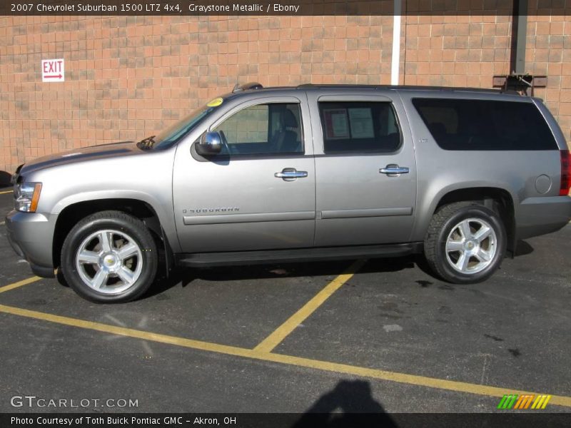 Graystone Metallic / Ebony 2007 Chevrolet Suburban 1500 LTZ 4x4