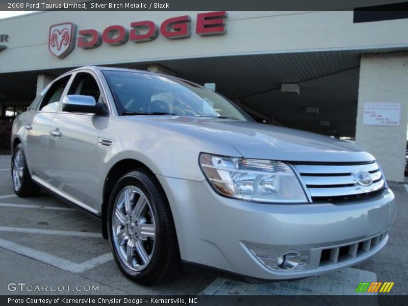 Silver Birch Metallic / Black 2008 Ford Taurus Limited
