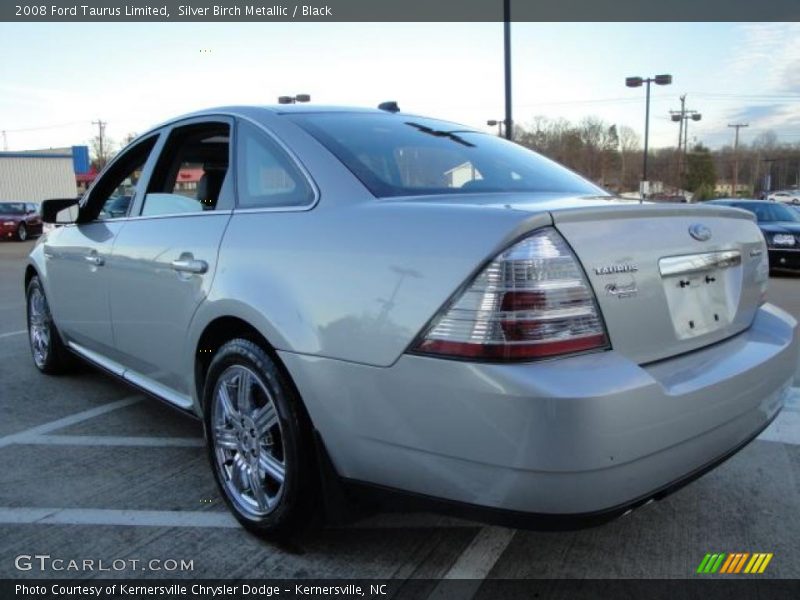 Silver Birch Metallic / Black 2008 Ford Taurus Limited