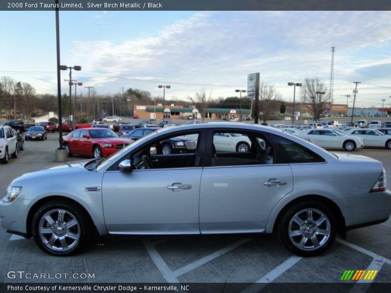 Silver Birch Metallic / Black 2008 Ford Taurus Limited