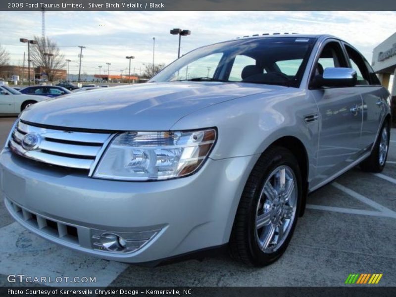 Silver Birch Metallic / Black 2008 Ford Taurus Limited
