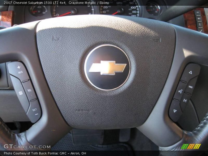 Graystone Metallic / Ebony 2007 Chevrolet Suburban 1500 LTZ 4x4
