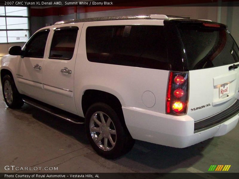Summit White / Ebony Black 2007 GMC Yukon XL Denali AWD
