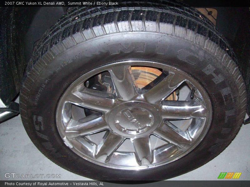 Summit White / Ebony Black 2007 GMC Yukon XL Denali AWD