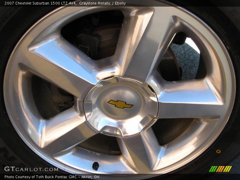 Graystone Metallic / Ebony 2007 Chevrolet Suburban 1500 LTZ 4x4