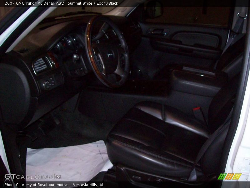 Summit White / Ebony Black 2007 GMC Yukon XL Denali AWD