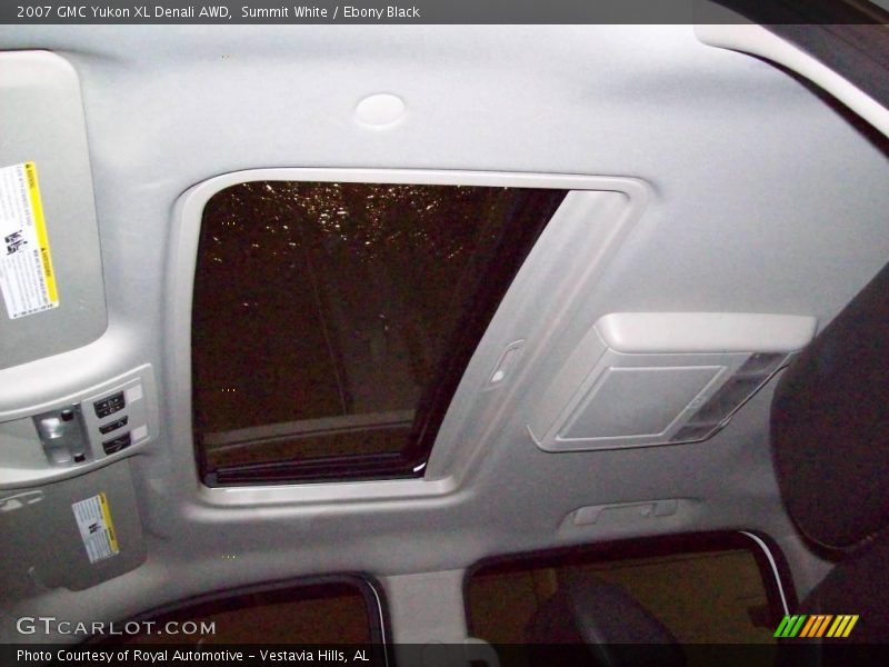 Summit White / Ebony Black 2007 GMC Yukon XL Denali AWD