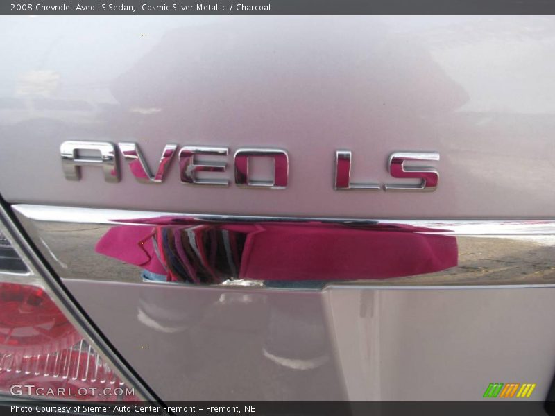 Cosmic Silver Metallic / Charcoal 2008 Chevrolet Aveo LS Sedan