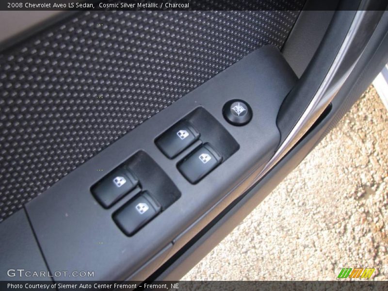 Cosmic Silver Metallic / Charcoal 2008 Chevrolet Aveo LS Sedan