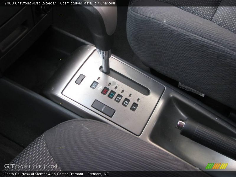 Cosmic Silver Metallic / Charcoal 2008 Chevrolet Aveo LS Sedan