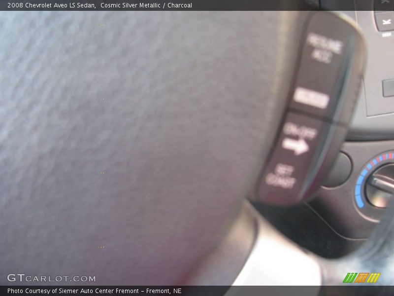 Cosmic Silver Metallic / Charcoal 2008 Chevrolet Aveo LS Sedan