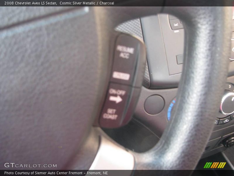 Cosmic Silver Metallic / Charcoal 2008 Chevrolet Aveo LS Sedan