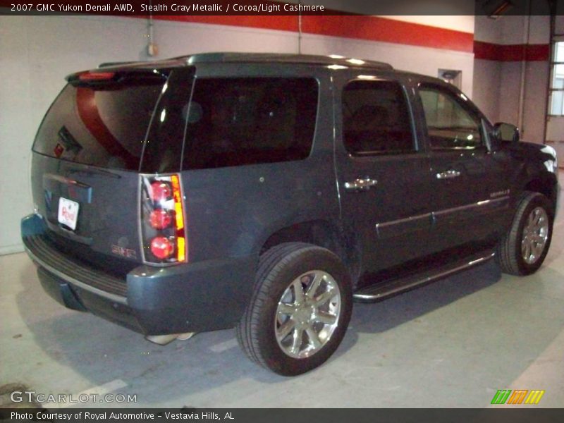 Stealth Gray Metallic / Cocoa/Light Cashmere 2007 GMC Yukon Denali AWD