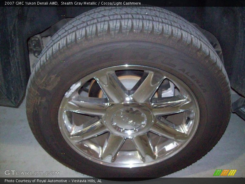 Stealth Gray Metallic / Cocoa/Light Cashmere 2007 GMC Yukon Denali AWD