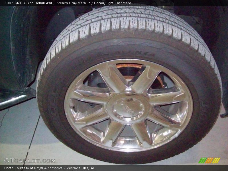 Stealth Gray Metallic / Cocoa/Light Cashmere 2007 GMC Yukon Denali AWD