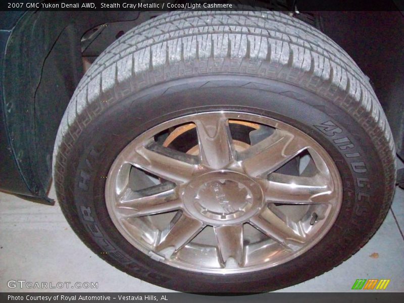 Stealth Gray Metallic / Cocoa/Light Cashmere 2007 GMC Yukon Denali AWD