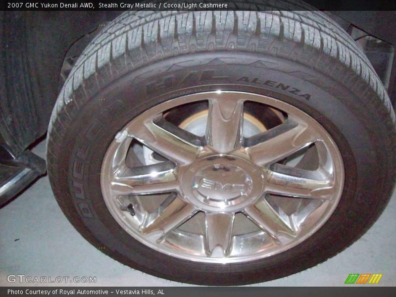 Stealth Gray Metallic / Cocoa/Light Cashmere 2007 GMC Yukon Denali AWD