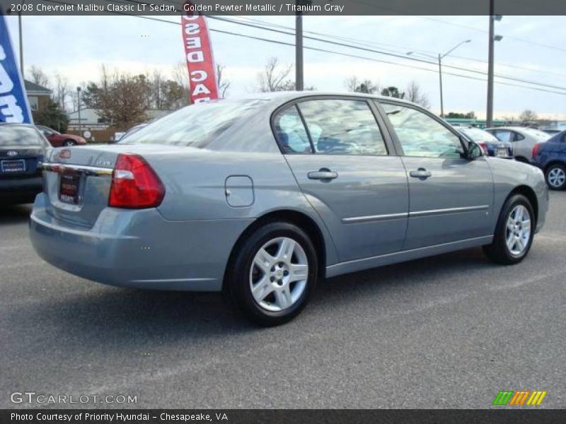 Golden Pewter Metallic / Titanium Gray 2008 Chevrolet Malibu Classic LT Sedan