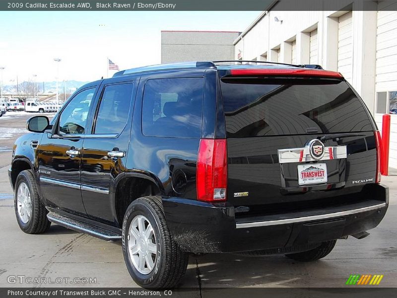 Black Raven / Ebony/Ebony 2009 Cadillac Escalade AWD