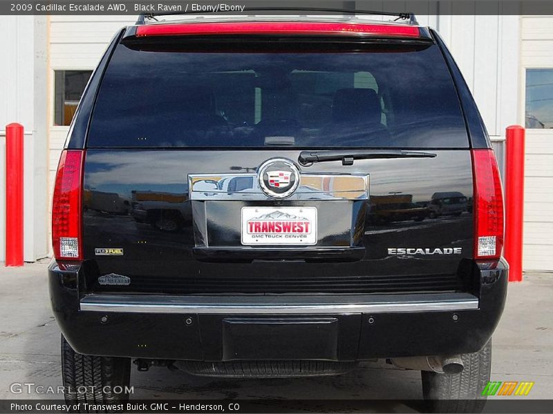 Black Raven / Ebony/Ebony 2009 Cadillac Escalade AWD