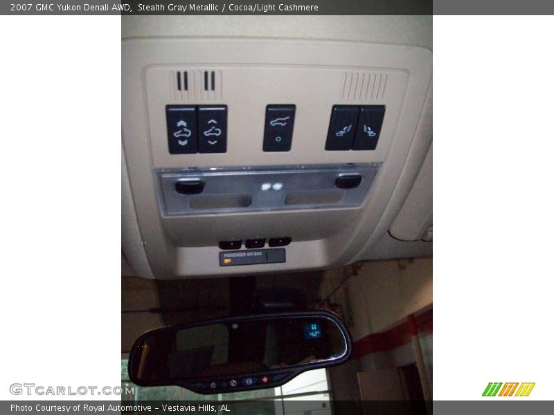 Stealth Gray Metallic / Cocoa/Light Cashmere 2007 GMC Yukon Denali AWD