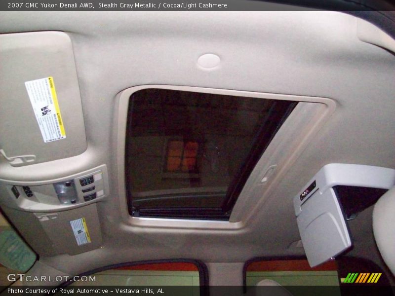 Stealth Gray Metallic / Cocoa/Light Cashmere 2007 GMC Yukon Denali AWD