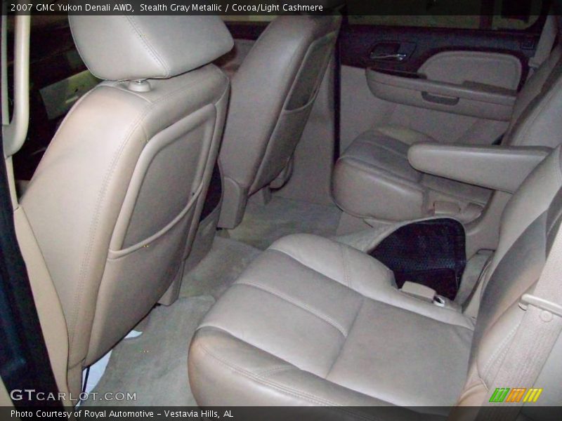 Stealth Gray Metallic / Cocoa/Light Cashmere 2007 GMC Yukon Denali AWD