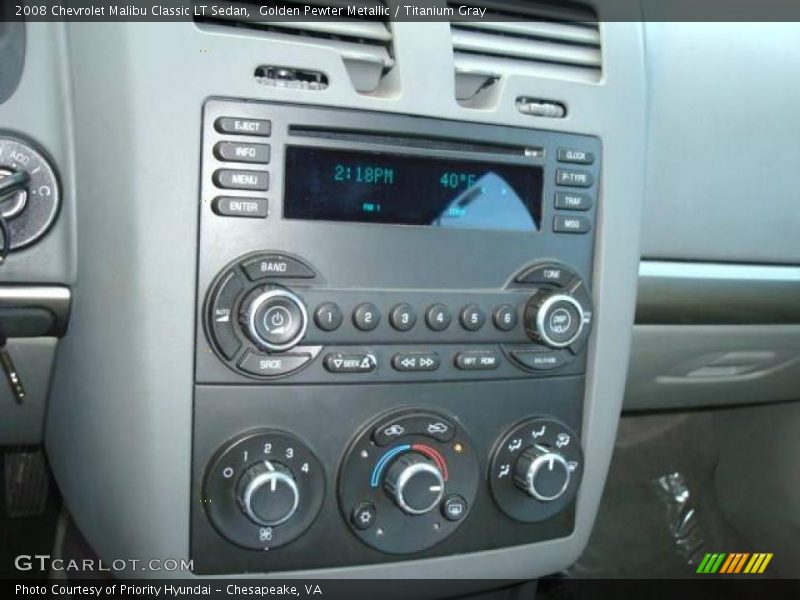 Golden Pewter Metallic / Titanium Gray 2008 Chevrolet Malibu Classic LT Sedan