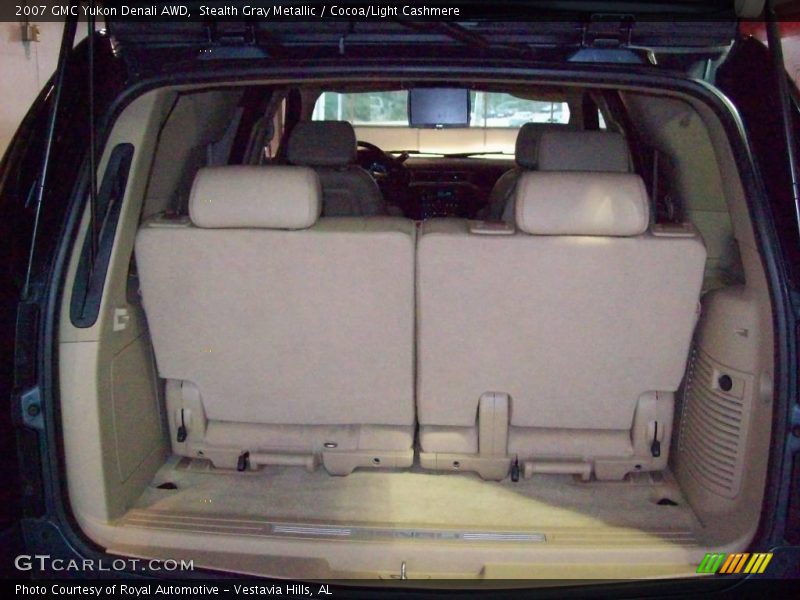 Stealth Gray Metallic / Cocoa/Light Cashmere 2007 GMC Yukon Denali AWD