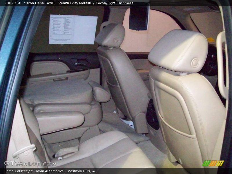 Stealth Gray Metallic / Cocoa/Light Cashmere 2007 GMC Yukon Denali AWD