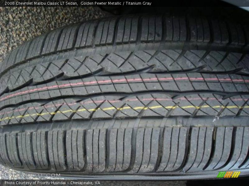 Golden Pewter Metallic / Titanium Gray 2008 Chevrolet Malibu Classic LT Sedan