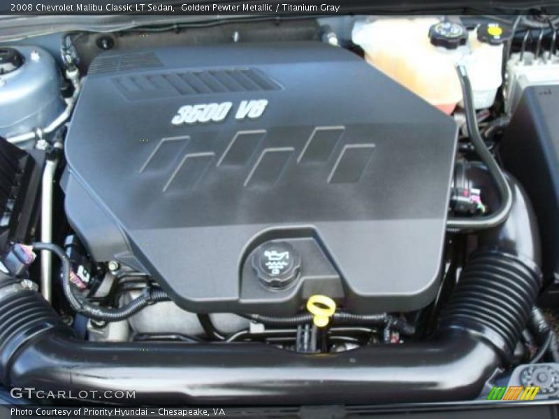 Golden Pewter Metallic / Titanium Gray 2008 Chevrolet Malibu Classic LT Sedan