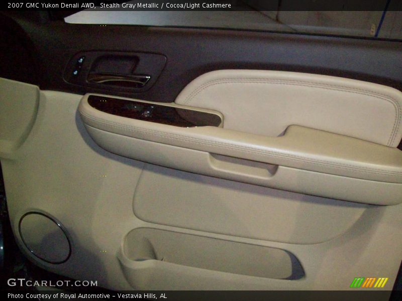 Stealth Gray Metallic / Cocoa/Light Cashmere 2007 GMC Yukon Denali AWD