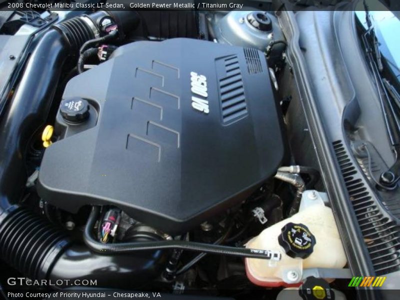 Golden Pewter Metallic / Titanium Gray 2008 Chevrolet Malibu Classic LT Sedan